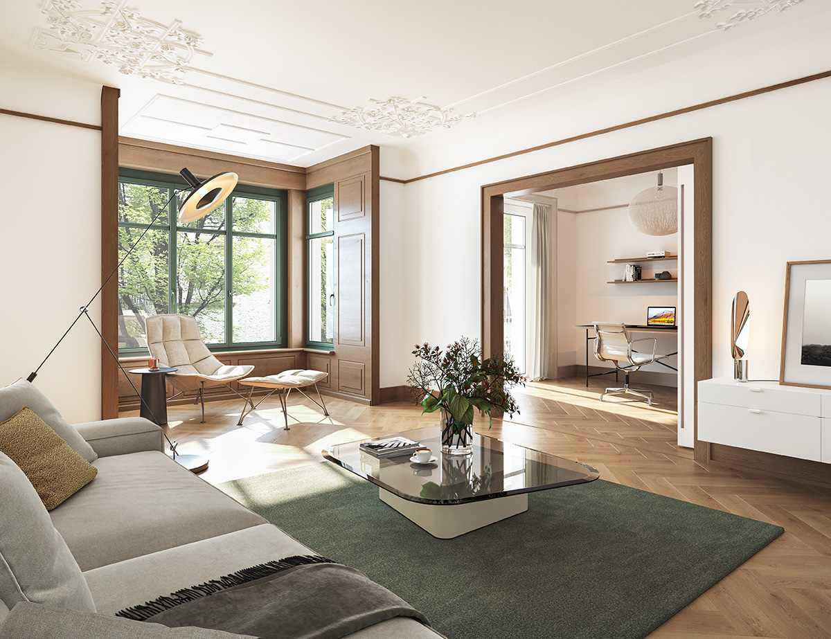 Anno 1907 – Küche und Essbereich